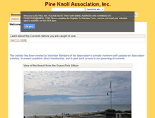 Tablet Screenshot of pineknollassociation.com